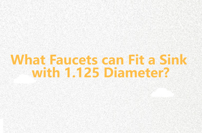 What Faucets can Fit a Sink with 1.125 Diameter​?